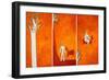 The conquest, 2001,(oil on linen)-Cristina Rodriguez-Framed Giclee Print