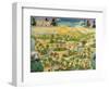 The Conquest of Africa, Board Game Based on the Travels of Sir Henry Morton Stanley-null-Framed Giclee Print