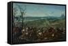 The Conquest of Belgrade in 1717, Led by Prince Eugene of Savoy, 1717-20-Jan van Huchtenburgh-Framed Stretched Canvas