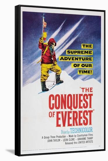 The Conquest of Everest, 1953-null-Framed Stretched Canvas