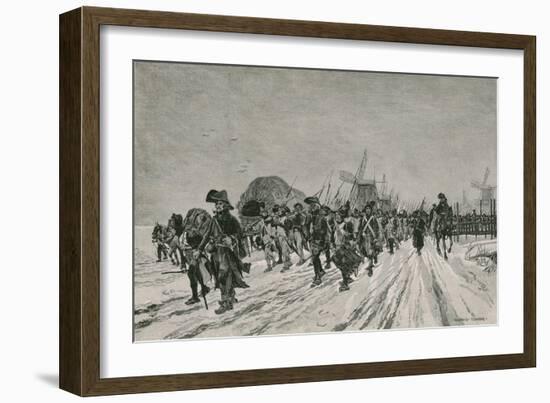 The Conquest of Holland-Francois Flameng-Framed Giclee Print
