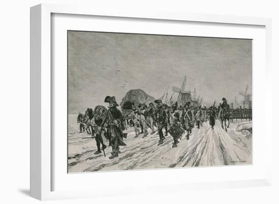 The Conquest of Holland-Francois Flameng-Framed Giclee Print