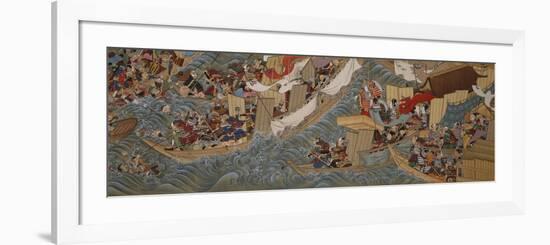 The Conquest of Korea by Empress Jingu-Sumiyoshi Hiroyuki-Framed Giclee Print