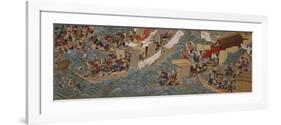 The Conquest of Korea by Empress Jingu-Sumiyoshi Hiroyuki-Framed Giclee Print