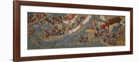 The Conquest of Korea by Empress Jingu-Sumiyoshi Hiroyuki-Framed Giclee Print