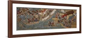 The Conquest of Korea by Empress Jingu-Sumiyoshi Hiroyuki-Framed Giclee Print