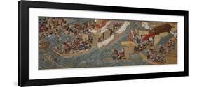 The Conquest of Korea by Empress Jingu-Sumiyoshi Hiroyuki-Framed Giclee Print