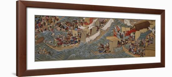 The Conquest of Korea by Empress Jingu-Sumiyoshi Hiroyuki-Framed Giclee Print