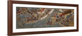 The Conquest of Korea by Empress Jingu-Sumiyoshi Hiroyuki-Framed Giclee Print