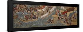 The Conquest of Korea by Empress Jingu-Sumiyoshi Hiroyuki-Framed Giclee Print