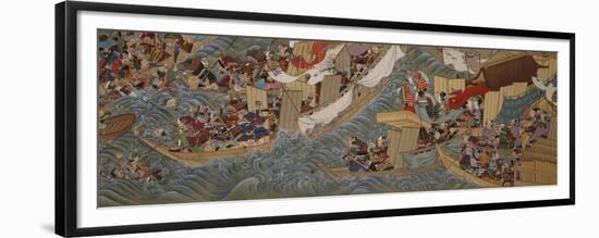 The Conquest of Korea by Empress Jingu-Sumiyoshi Hiroyuki-Framed Premium Giclee Print