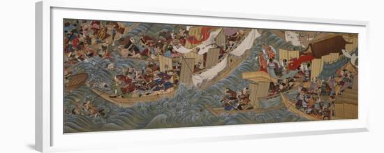 The Conquest of Korea by Empress Jingu-Sumiyoshi Hiroyuki-Framed Premium Giclee Print