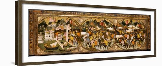 The Conquest of Naples, 1381-82-Italian School-Framed Giclee Print