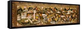 The Conquest of Naples, 1381-82-Italian School-Framed Stretched Canvas
