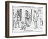 The Conscience Clause, 1872-Charles Samuel Keene-Framed Giclee Print