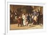 The Conscripts of 1807 Marching Past the Gate of Saint-Denis, Detail of Spectators-Louis Leopold Boilly-Framed Giclee Print