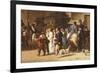 The Conscripts of 1807 Marching Past the Gate of Saint-Denis, Detail of Spectators-Louis Leopold Boilly-Framed Giclee Print