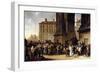 The Conscripts of 1807 Marching Past the Gate of Saint-Denis-Louis Leopold Boilly-Framed Giclee Print