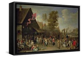 The Consecration of a Village Church, circa 1650-David Teniers the Younger-Framed Stretched Canvas