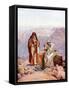 The consecration of Eleazar as high priest - Bible-William Brassey Hole-Framed Stretched Canvas