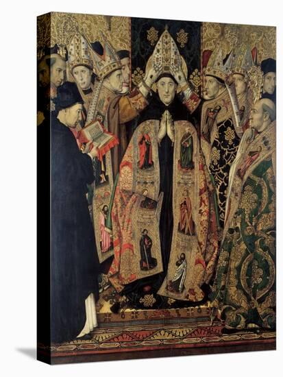 The Consecration of Saint Augustine-Jaume Huguet-Stretched Canvas
