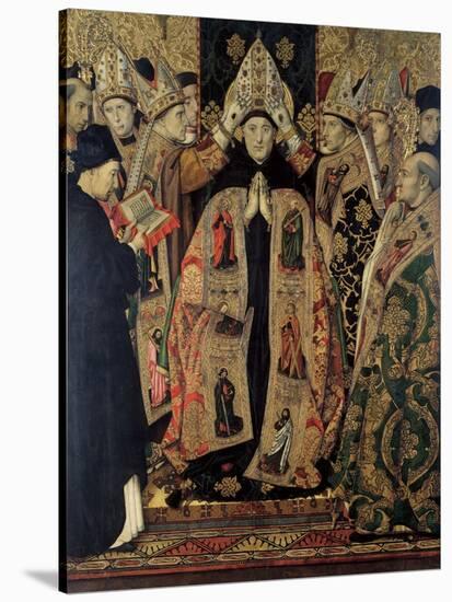 The Consecration of Saint Augustine-Jaume Huguet-Stretched Canvas