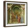 The Consecration of St Nicholas as Bishop of Mira, Detail from Miracles of St Nicholas of Bari-Ambrogio Lorenzetti-Framed Giclee Print