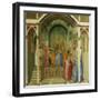 The Consecration of St Nicholas as Bishop of Mira, Detail from Miracles of St Nicholas of Bari-Ambrogio Lorenzetti-Framed Giclee Print