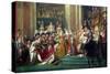 The Consecration of the Emperor Napoleon (1769-1821) and the Coronation of the Empress Josephine-Jacques-Louis David-Stretched Canvas