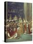 The Consecration of the Emperor Napoleon and the Coronation of the Empress Josephine Notre-Dame-Jacques Louis David-Stretched Canvas