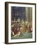 The Consecration of the Emperor Napoleon and the Coronation of the Empress Josephine Notre-Dame-Jacques Louis David-Framed Giclee Print