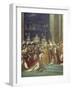 The Consecration of the Emperor Napoleon and the Coronation of the Empress Josephine Notre-Dame-Jacques Louis David-Framed Giclee Print