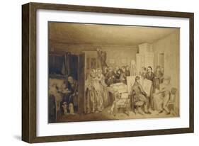 The Consequences of Fidelka's Death, 1844-Pavel Andreyevich Fedotov-Framed Giclee Print