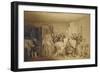 The Consequences of Fidelka's Death, 1844-Pavel Andreyevich Fedotov-Framed Giclee Print