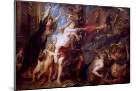 The Consequences of War, 1638-Peter Paul Rubens-Mounted Giclee Print