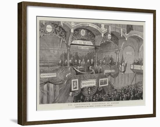 The Conservative Conference at Oxford-null-Framed Giclee Print