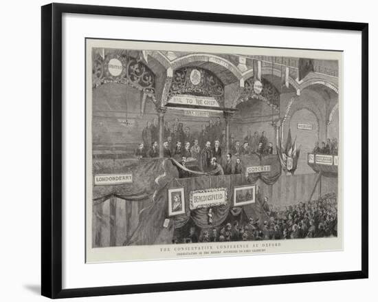 The Conservative Conference at Oxford-null-Framed Giclee Print