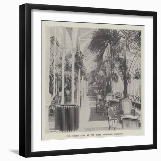 The Conservatory at the Hotel Metropole, Brighton-null-Framed Giclee Print