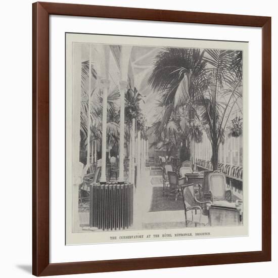 The Conservatory at the Hotel Metropole, Brighton-null-Framed Giclee Print