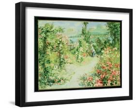 The Conservatory-Pierre-Auguste Renoir-Framed Giclee Print