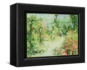 The Conservatory-Pierre-Auguste Renoir-Framed Stretched Canvas