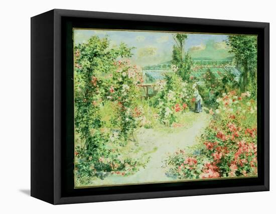 The Conservatory-Pierre-Auguste Renoir-Framed Stretched Canvas