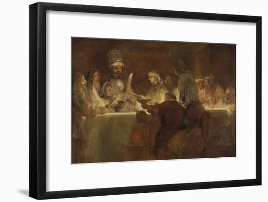 The Conspiracy of the Batavians under Claudius Civilis, 1661-62-Rembrandt van Rijn-Framed Art Print