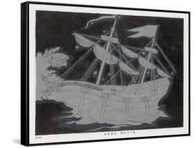 The Constellation Arco Navis Which Takes the Form of a Sailing Ship-Charles F. Bunt-Framed Stretched Canvas