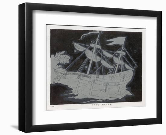 The Constellation Arco Navis Which Takes the Form of a Sailing Ship-Charles F. Bunt-Framed Art Print