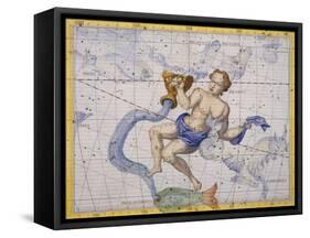 The Constellation of Aquarius by James Thornhill-Stapleton Collection-Framed Stretched Canvas