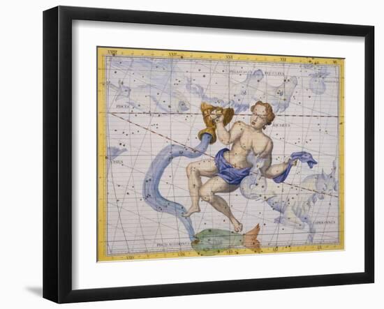 The Constellation of Aquarius by James Thornhill-Stapleton Collection-Framed Giclee Print