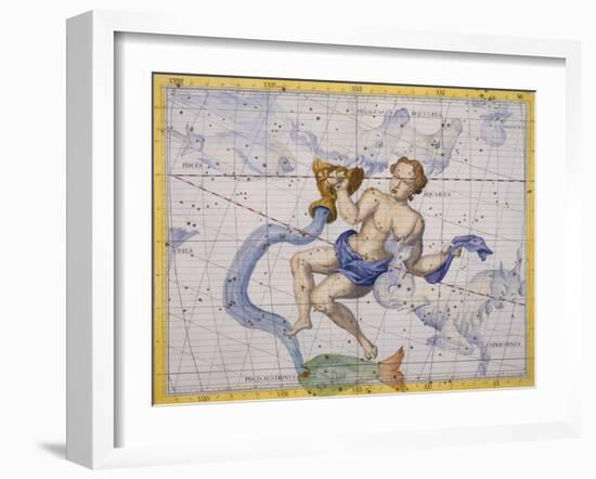 The Constellation of Aquarius by James Thornhill-Stapleton Collection-Framed Giclee Print