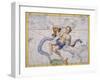 The Constellation of Aquarius by James Thornhill-Stapleton Collection-Framed Giclee Print