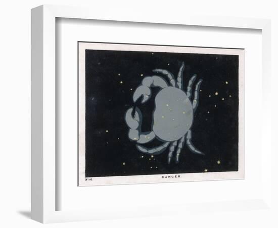 The Constellation of Cancer the Crab-Charles F. Bunt-Framed Art Print